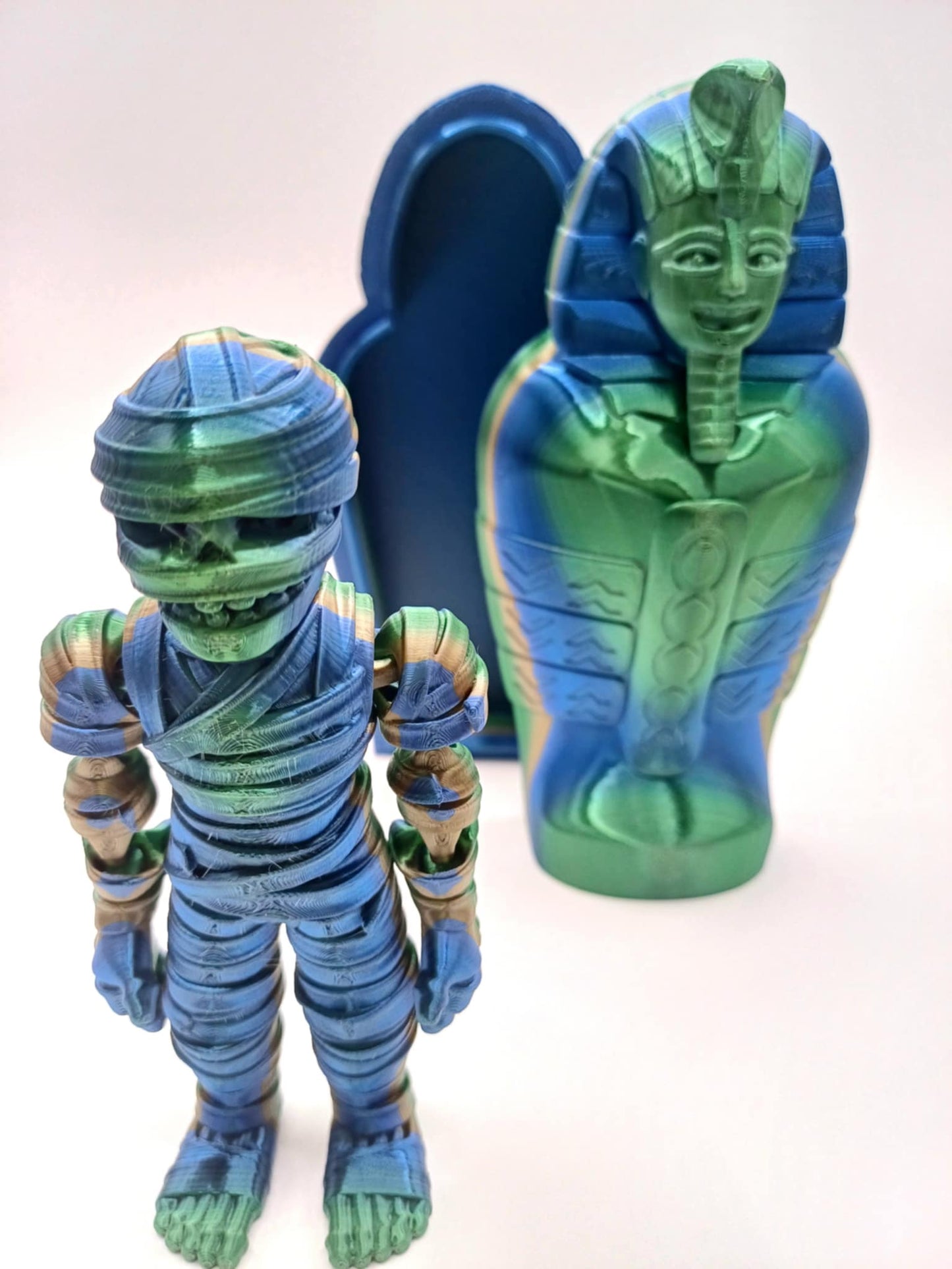 Mummy and Sarcophagus